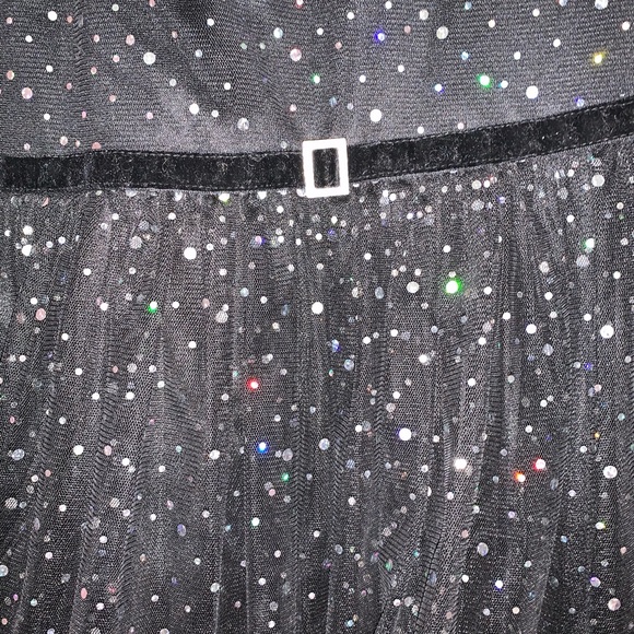 🛍3/30$ Black and sequin dress - Picture 3 of 8